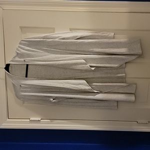 Gap nursing grey speckled wrap sweater